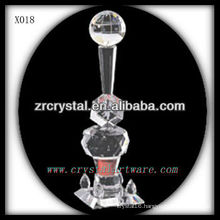 attractive design blank crystal trophy X018